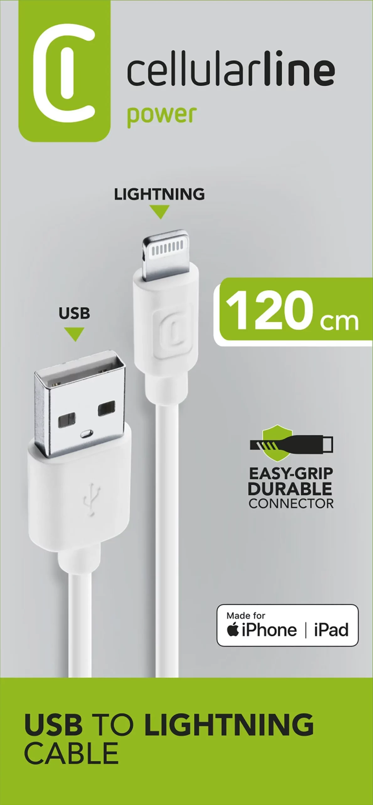Power Cable 120cm - Lightning – Image 2