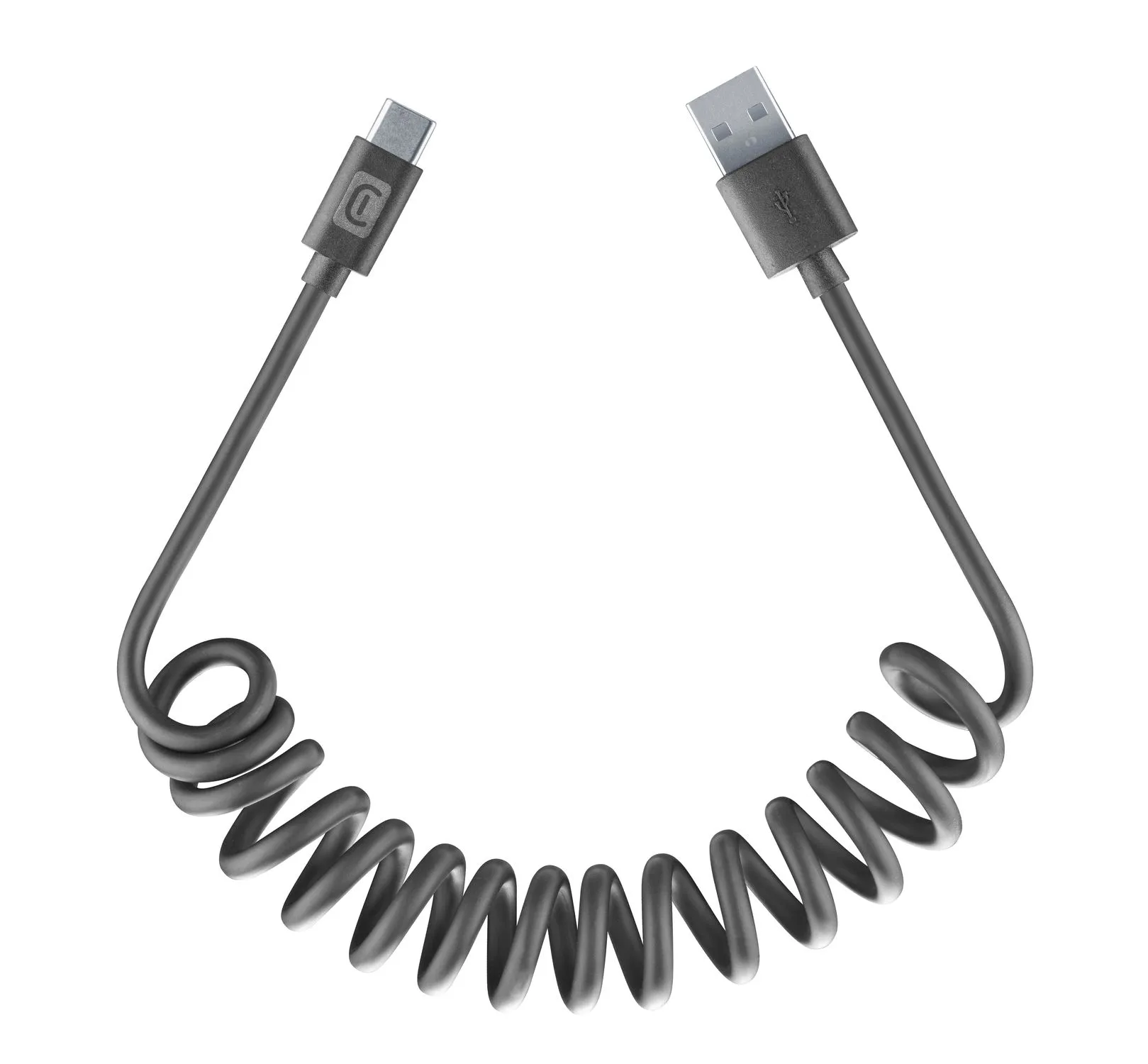 USB to USB-C Spiral Cable