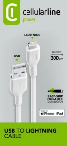 Power Cable 300cm - Lightning