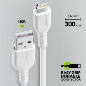 Power Cable 300cm - Lightning