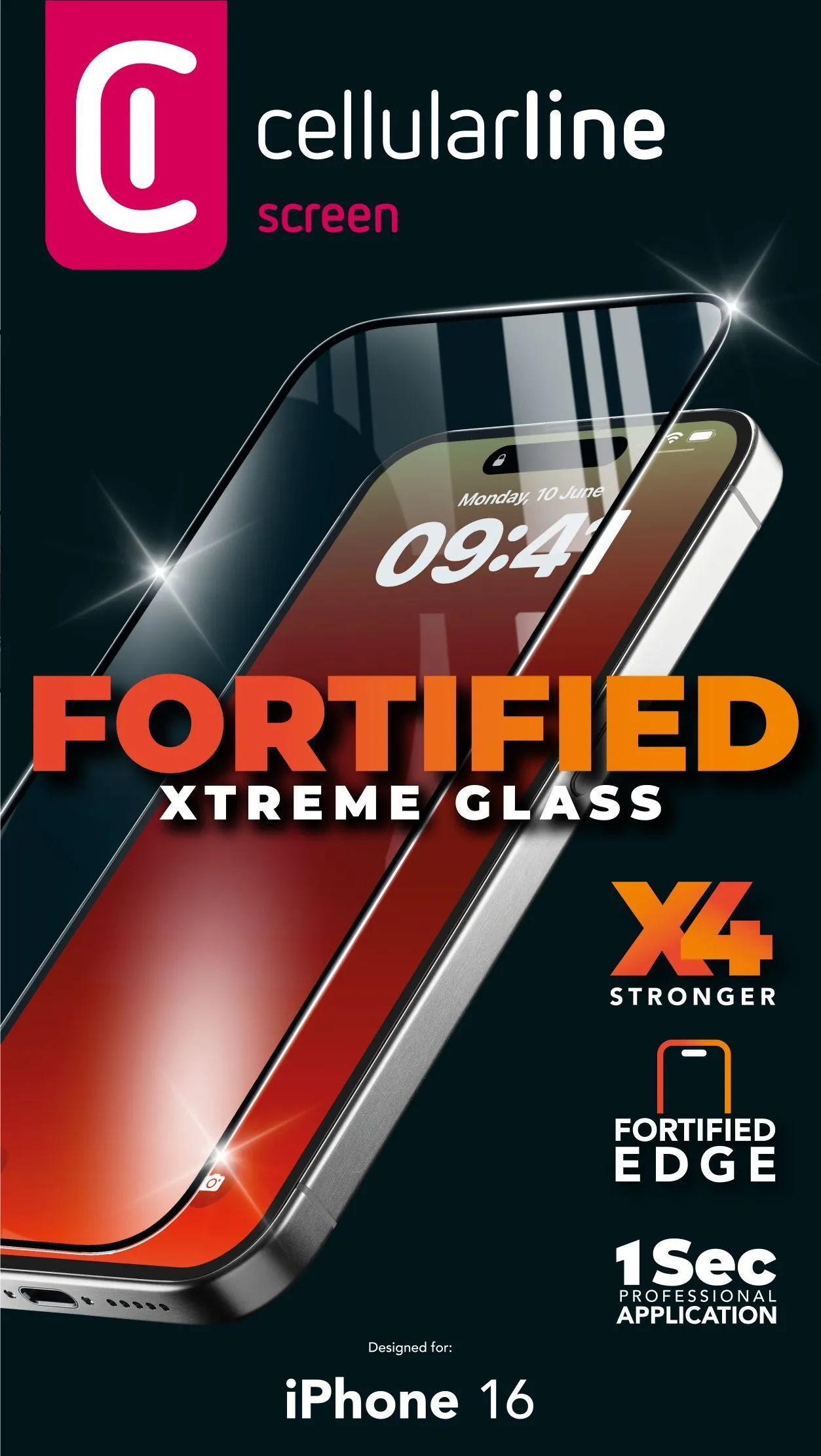 FORTIFIED XTREME GLASS - IPHONE 16 – Image 2