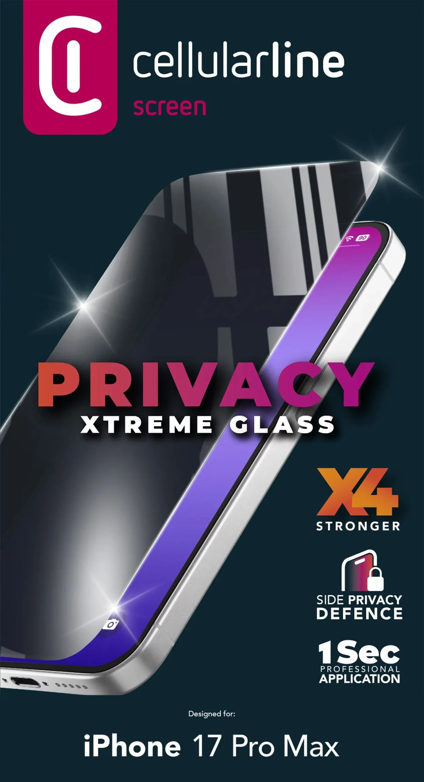 Privacy Xtreme Glass - iPhone 17 Pro Max – Bild 2