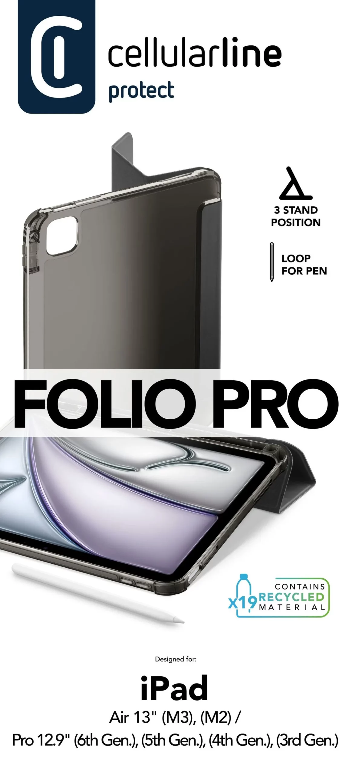 Folio - iPad 12.9 (2024), noir" - immagine 3