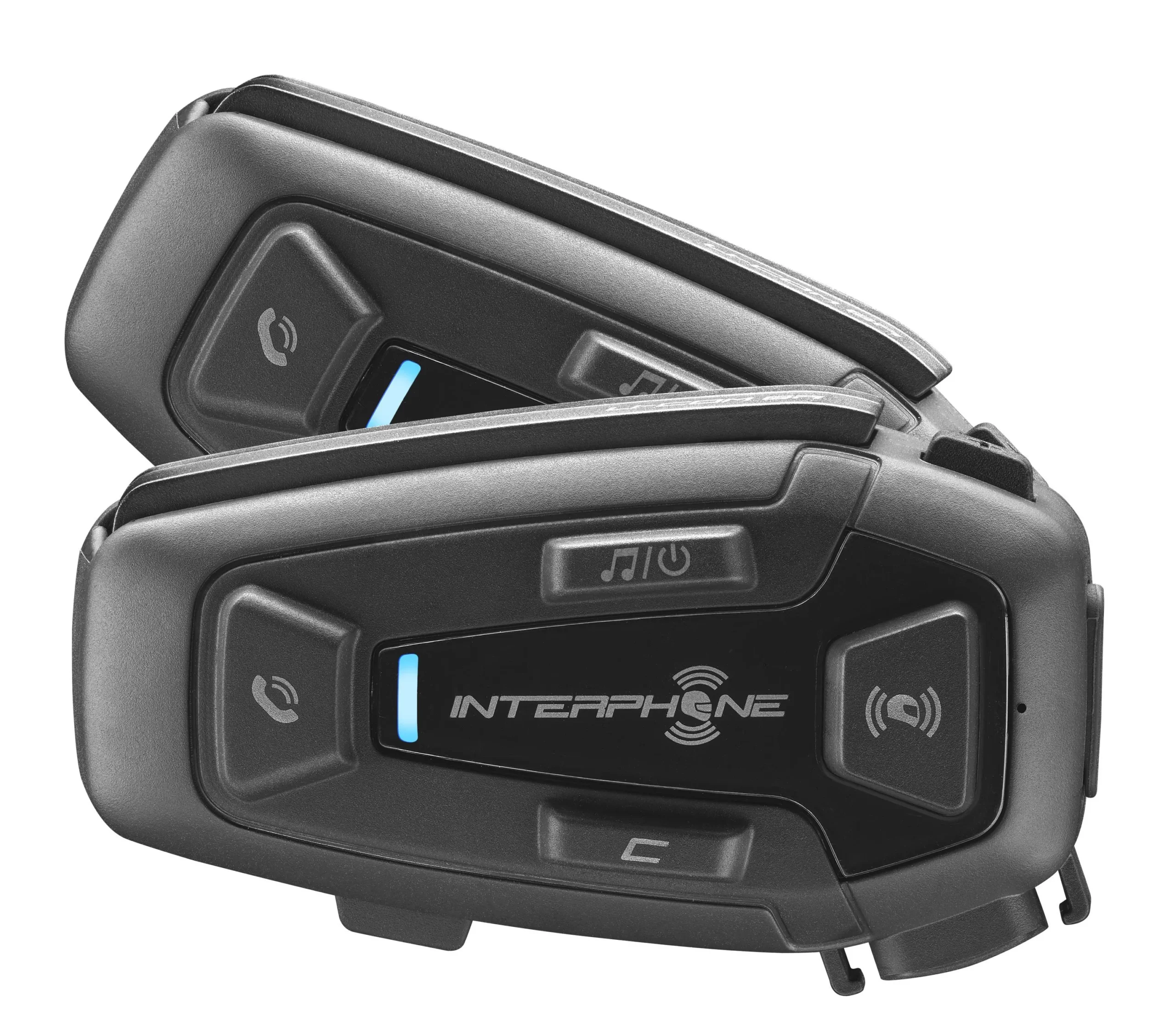 U-COM 8R - interphone moto, noir