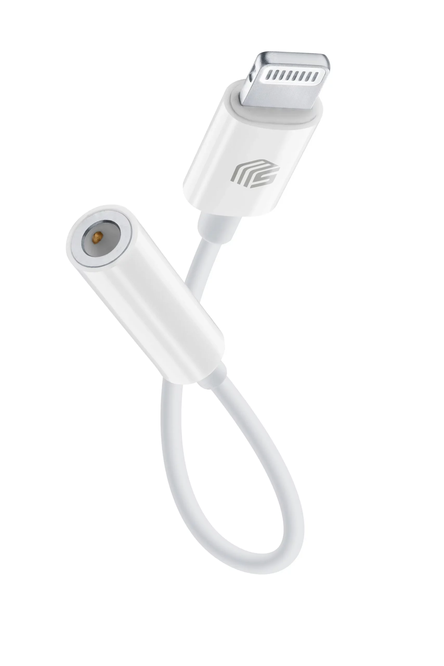 Aux Adapter Aux adapter cable with MFi Lightning connector and 3.5mm jack port