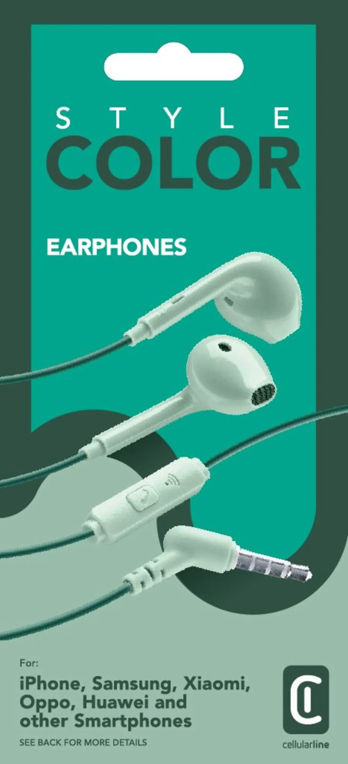 Stylecolor Earphones - Jack 3.5mm, vert - Image 2