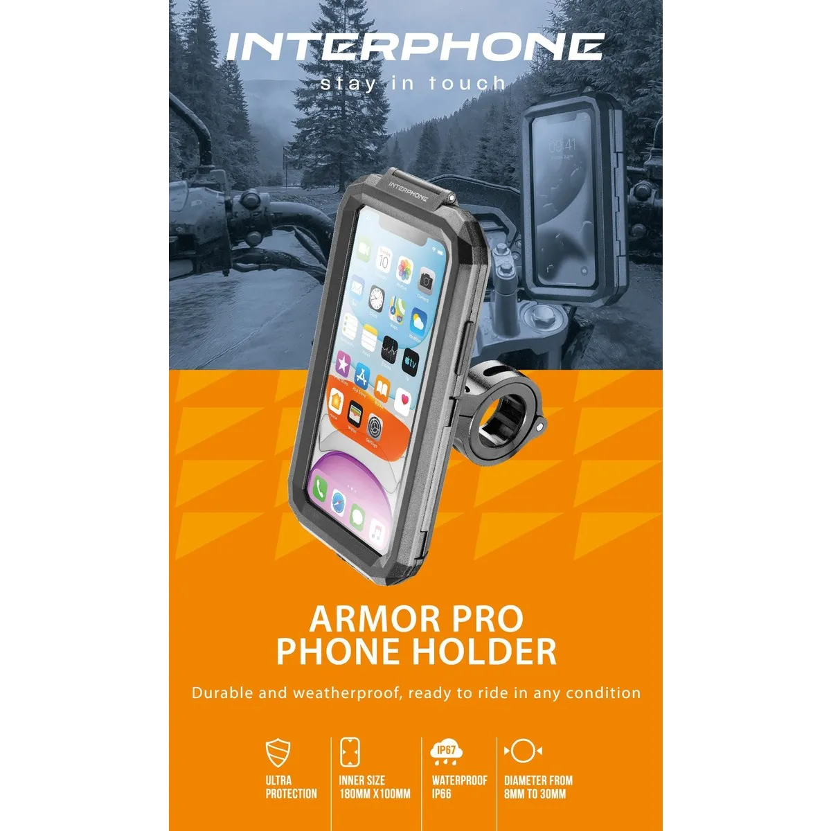 6.5" UNIVERSAL MOTORCYCLE HARD CASE - Image 3