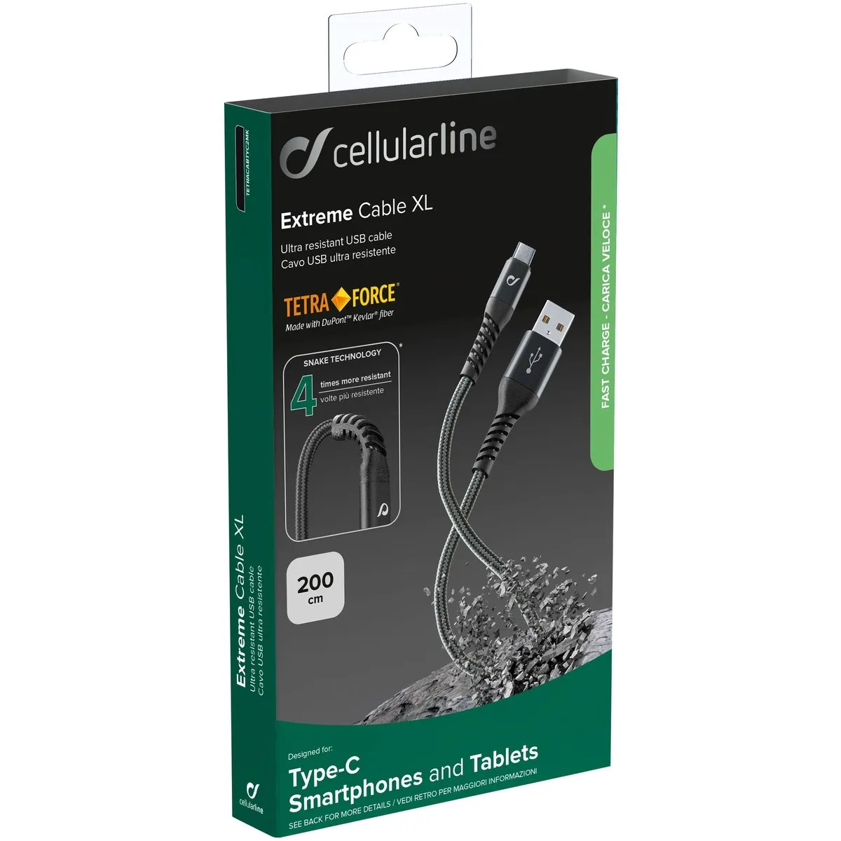 Tetra Force Cable 200cm - USB-C – Bild 6