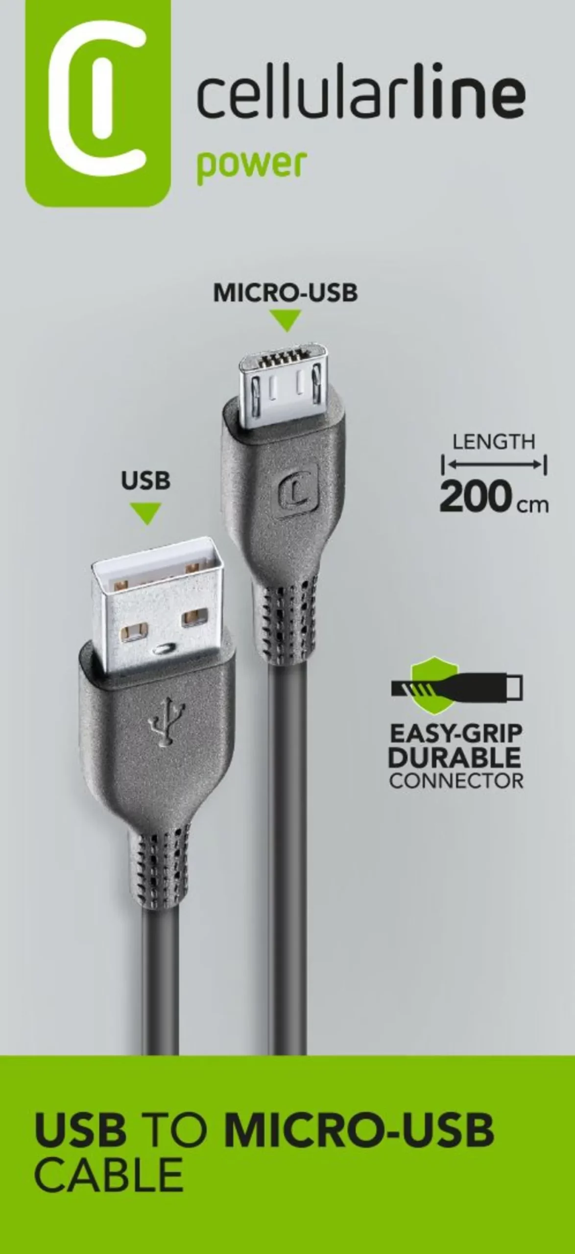 Power Cable 200cm - MICRO USB – Image 3