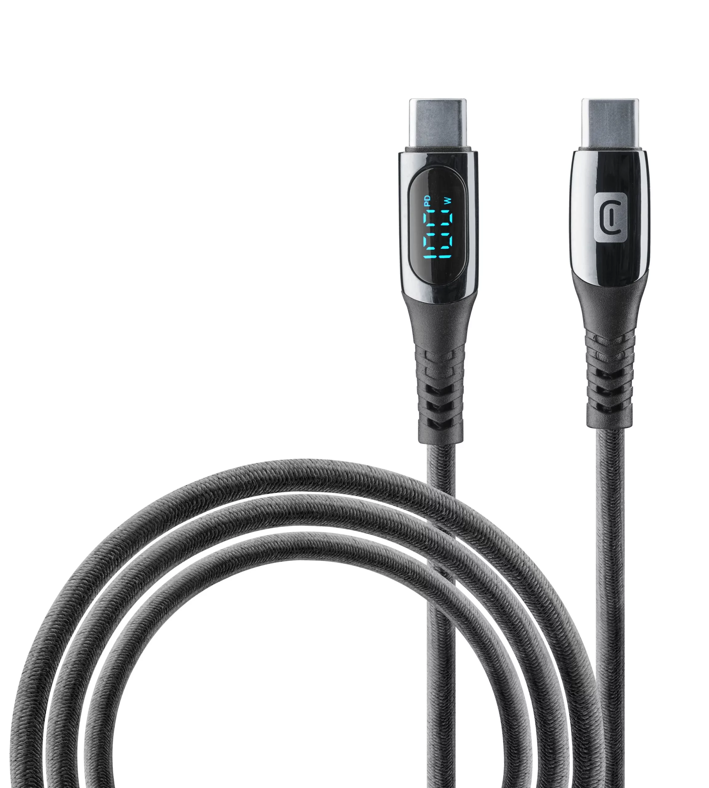 Display Cable USB-C cable with integrated LCD display