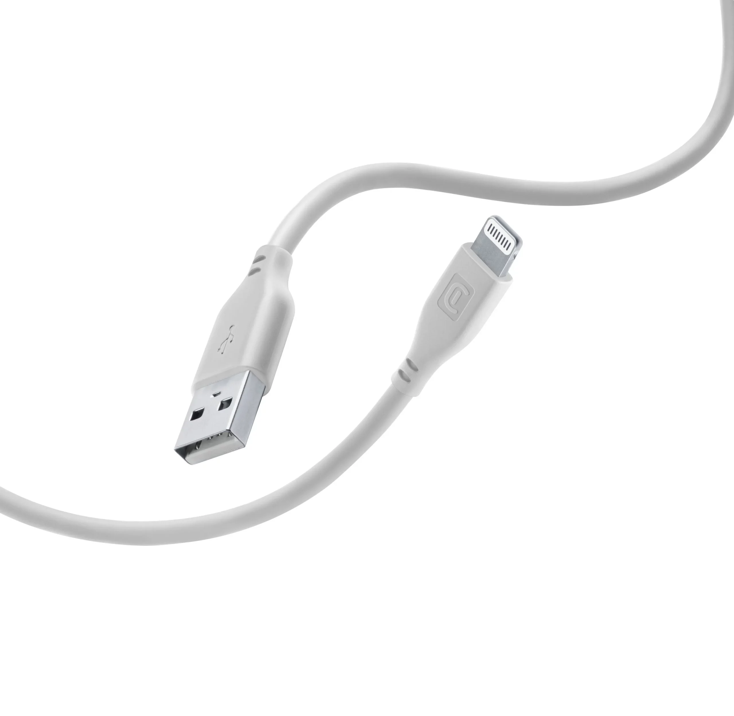 Soft cable 120 cm - Lightning, gris