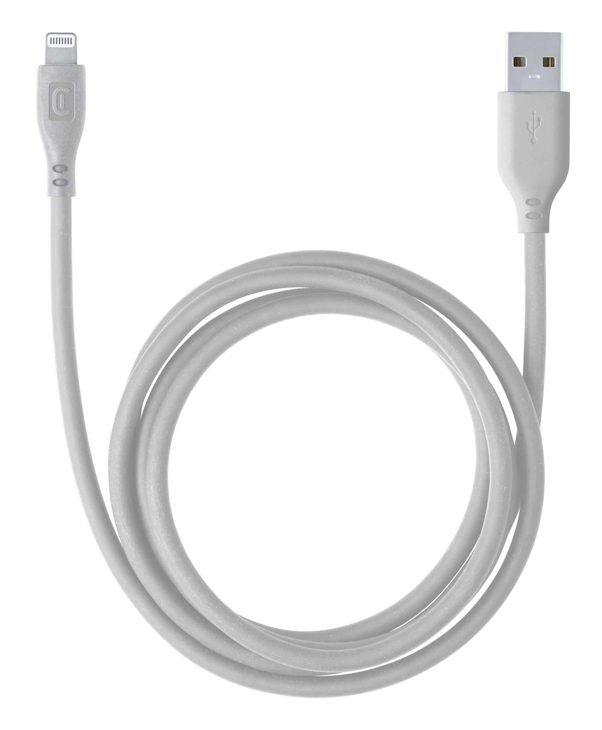 Soft cable 120 cm - Lightning, gris – Image 2