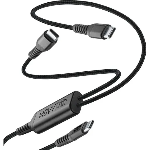 Twin Charge Cable USB-C to USB-C – Image 2