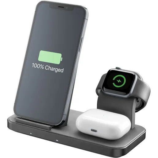 3-in-1 - Kabellose Ladestation für Apple