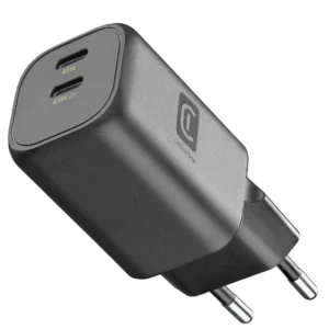 Caricatore da muro GAN ENTRY con 2 porte USB-C, 45 W, nero