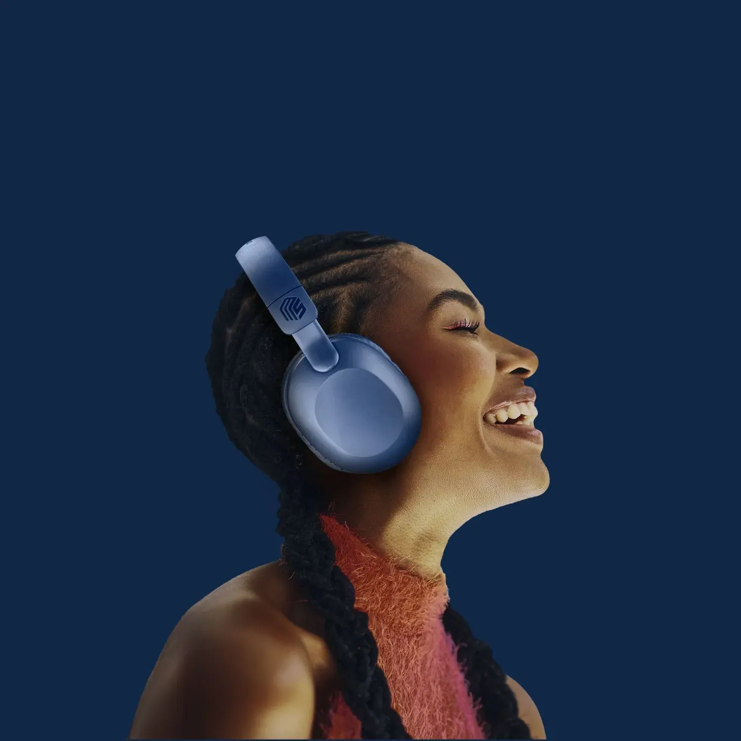Easy Bluetooth Headphones Blue - Image 2