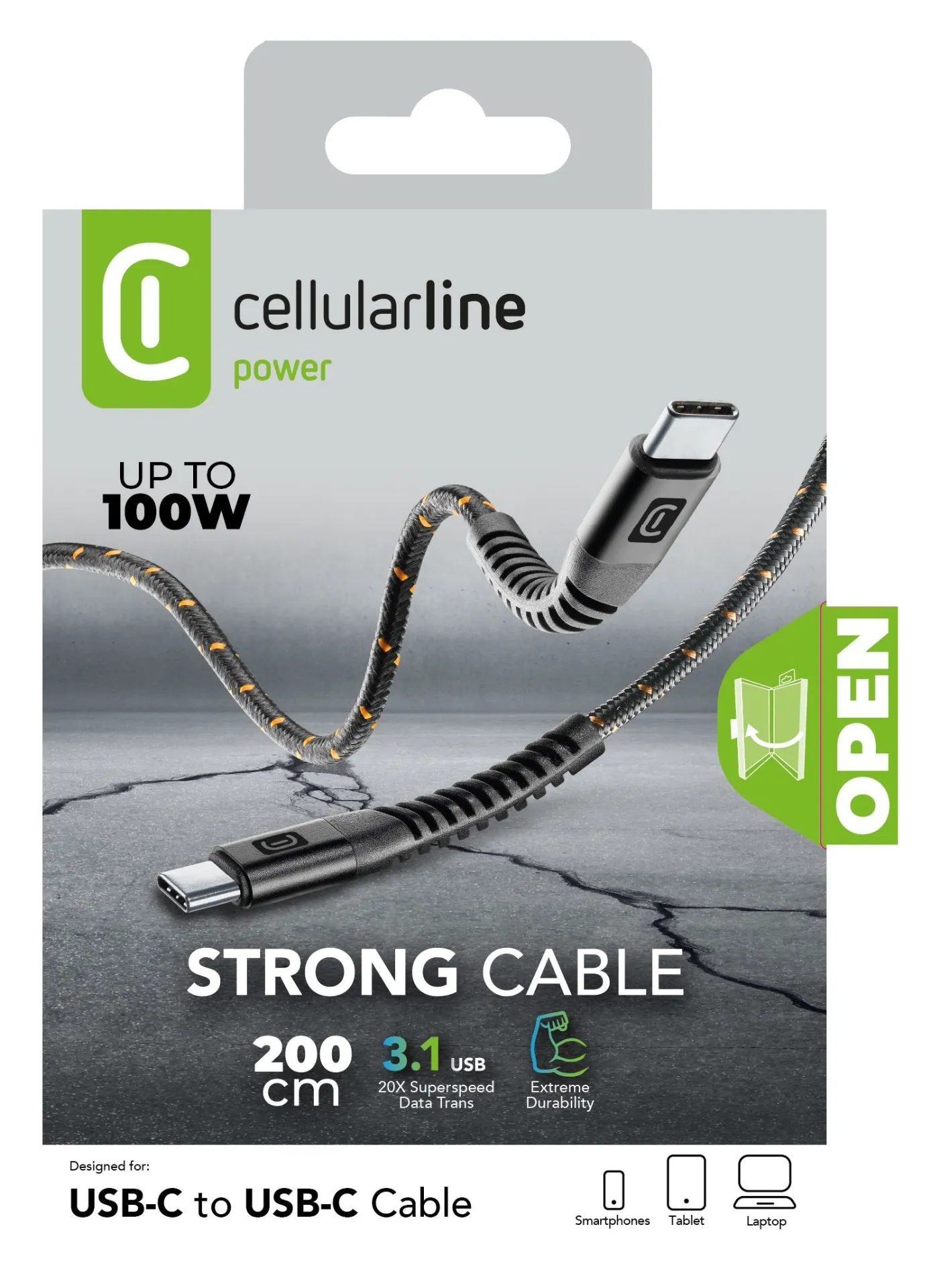 Cellularline TETRACAB100C2C2MK INT 4